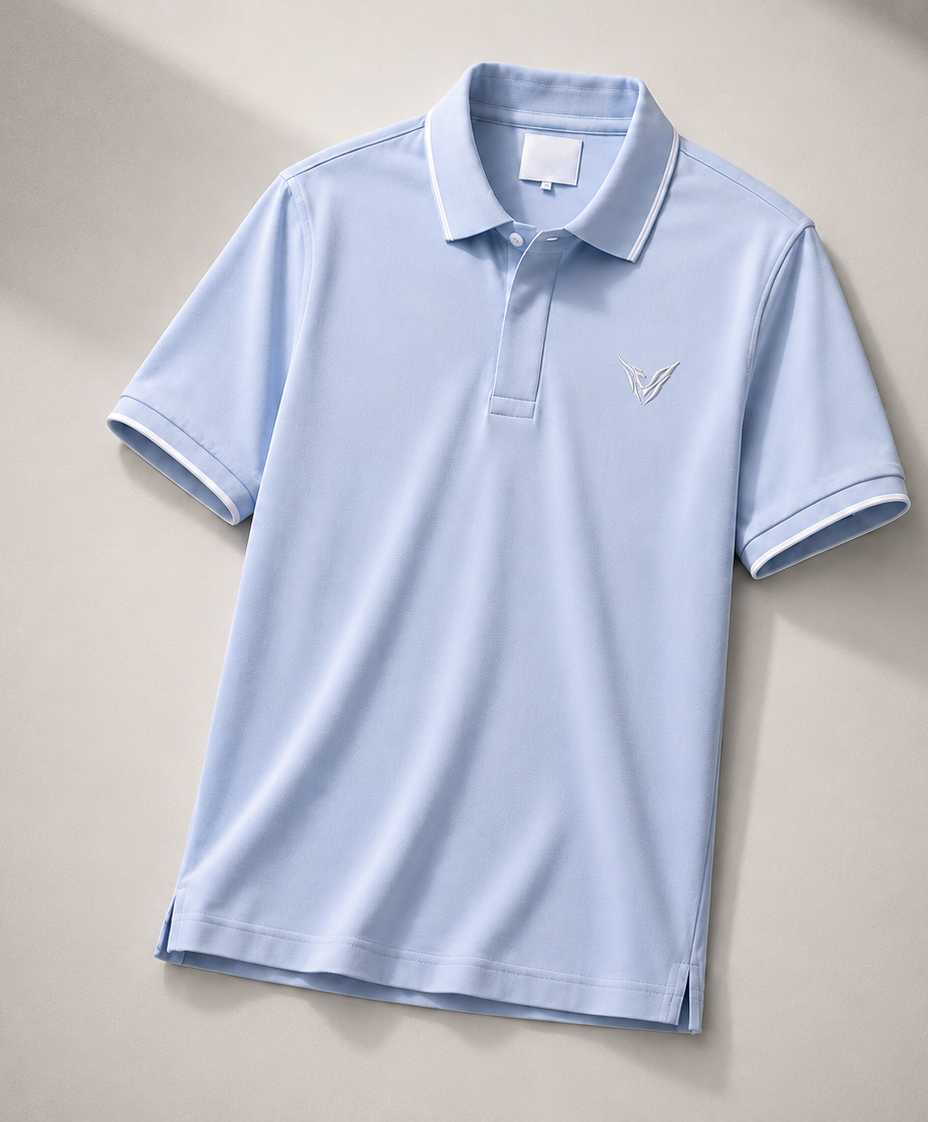 Polo Premium Veyron Azul Cielo para Hombre