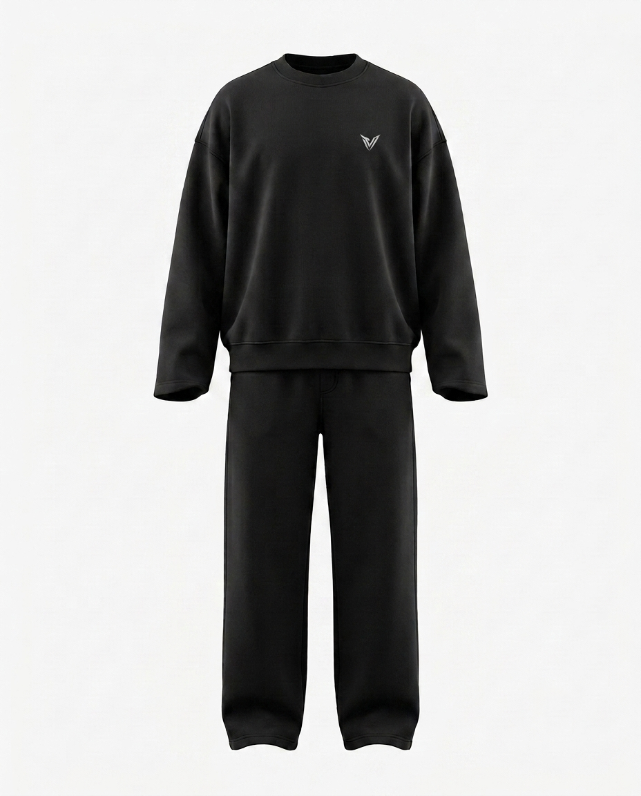 Conjunto Deportivo Veyron Essential Negro Premium Unisex